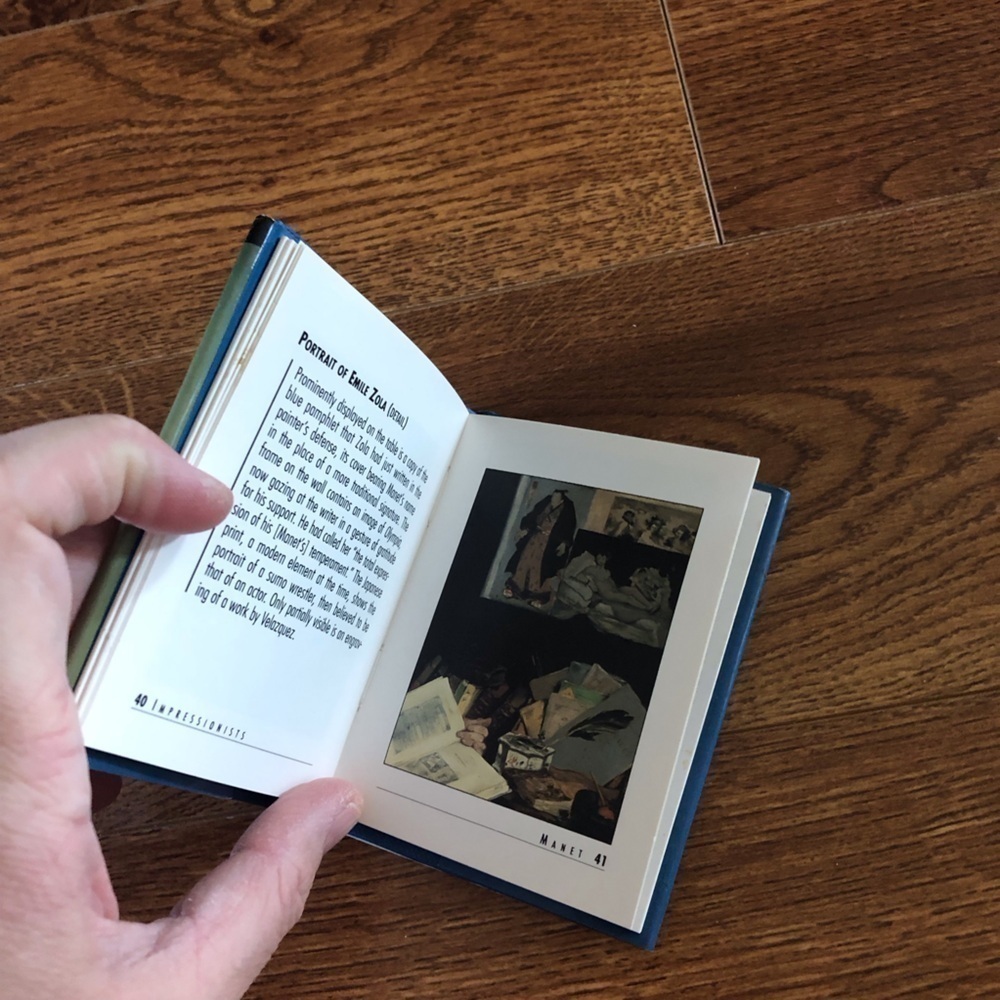 Miniature art masters: Manet Hardcover pocket book - Picture 3 of 3